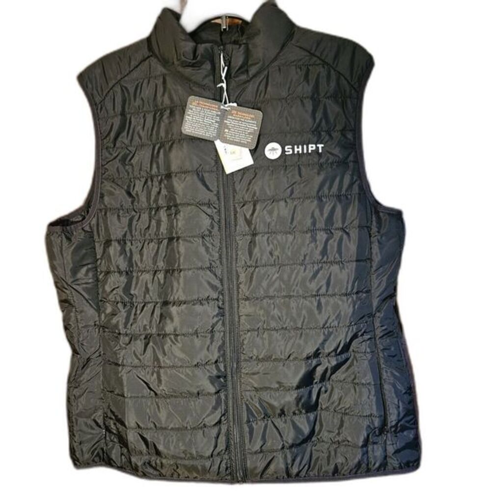 Shipt Shopper Uniform Puffer‎ Vest Black Core365 XXL NWT Water Repellent